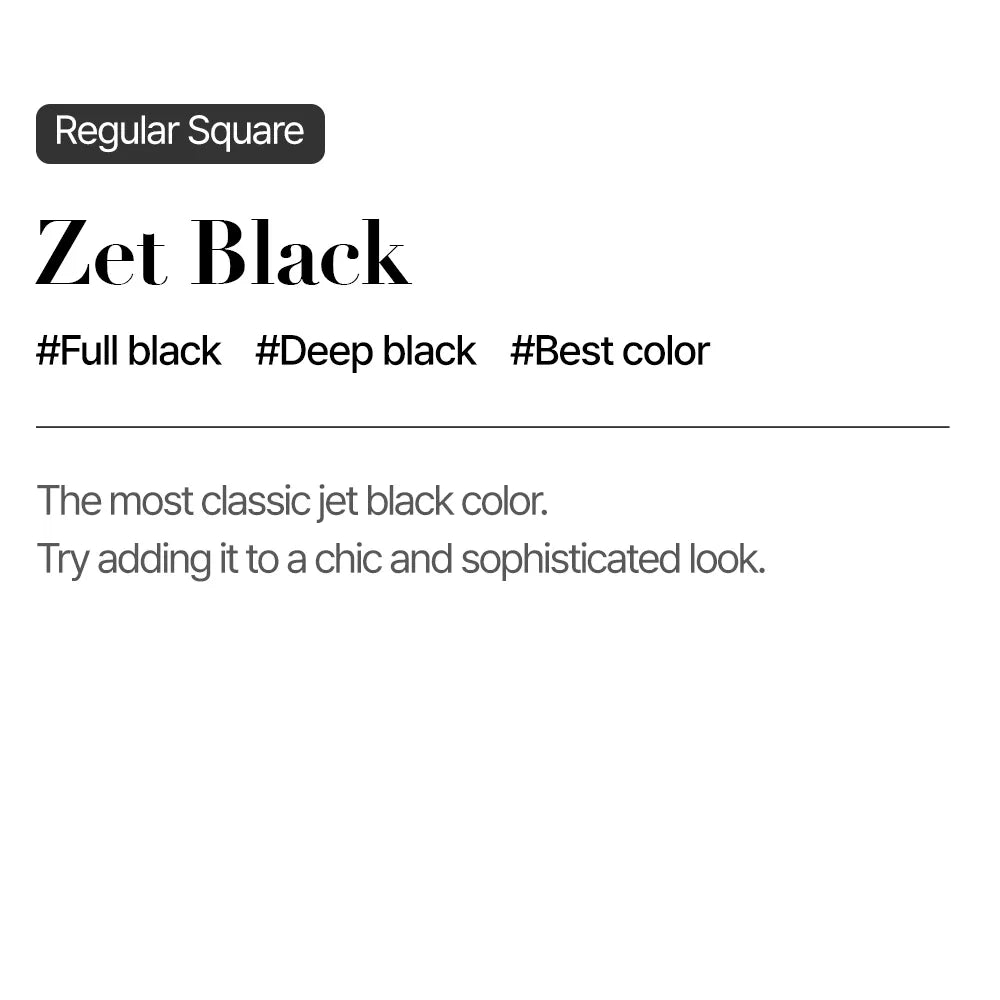 [MUZMAK] Jet Black(Regular Square)