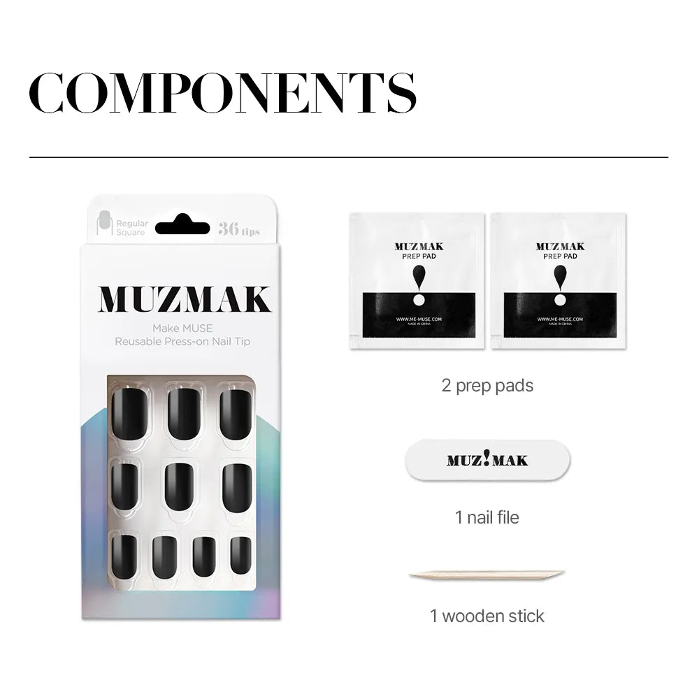 [MUZMAK] Jet Black(Regular Square)