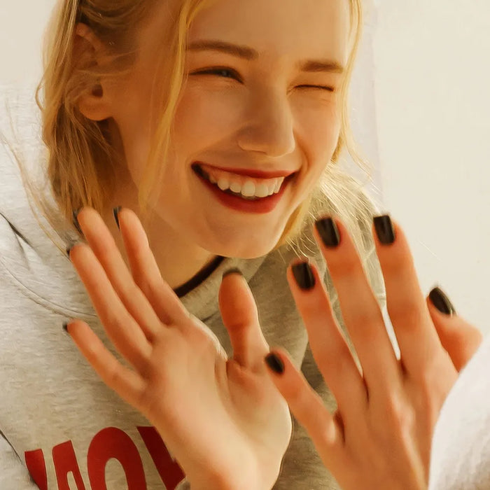 [MUZMAK] Nail Tips in Zet Black (Regular Square)