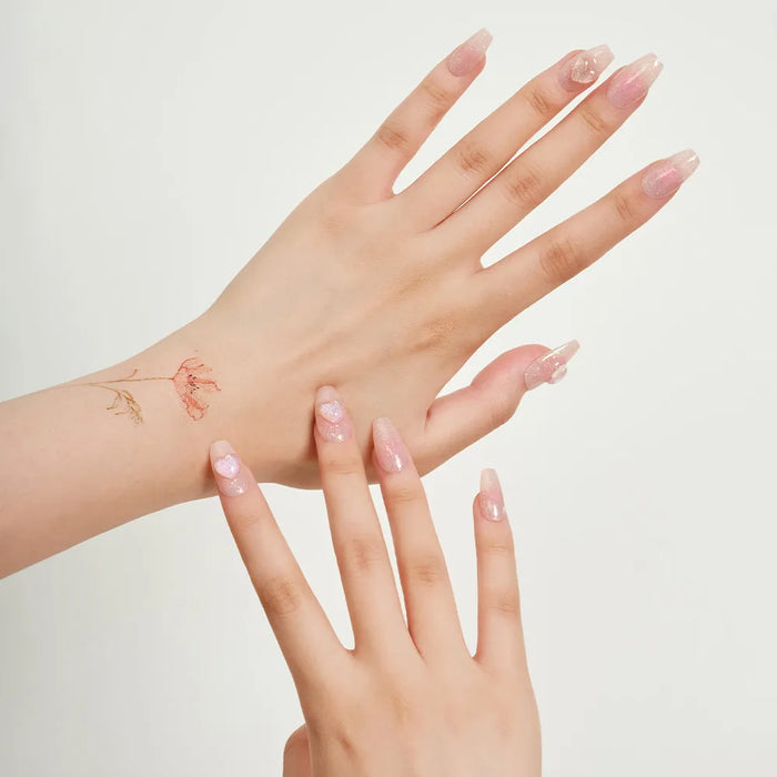 [MUZMAK] Nail Tips in Paeony (Coffin)