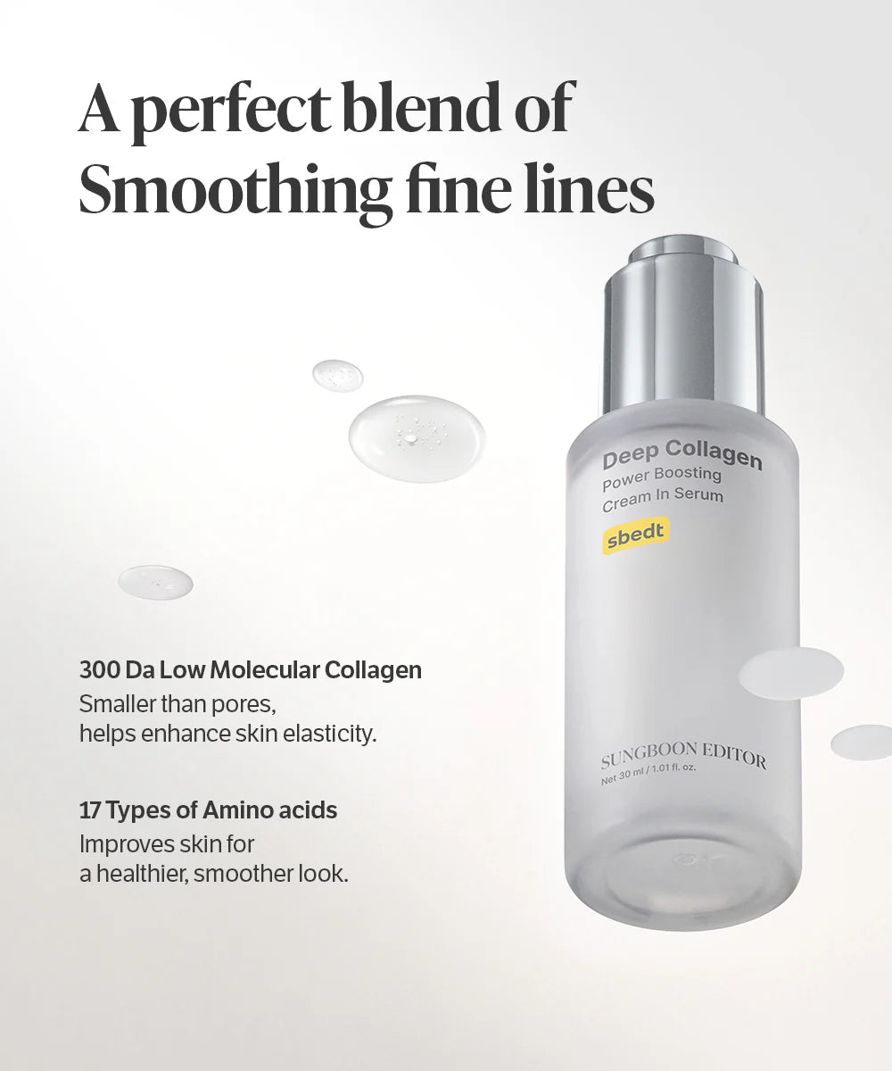 [SungBoon Editor] Deep Collagen Cream In Serum 30ml
