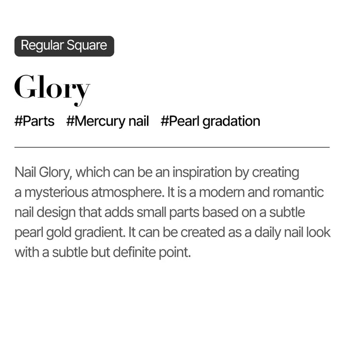 [MUZMAK] Nail Tips in Glory (Regular Square)