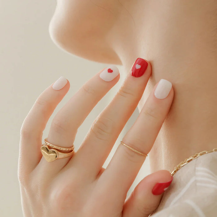 [MUZMAK] Nail Tips in Viva Magenta (Short Square)