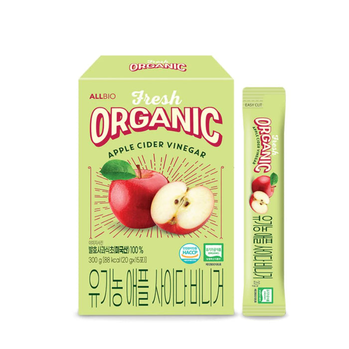 [ALLBIO] Organic Apple Cider Vinegar Sticks 20g x 15ea