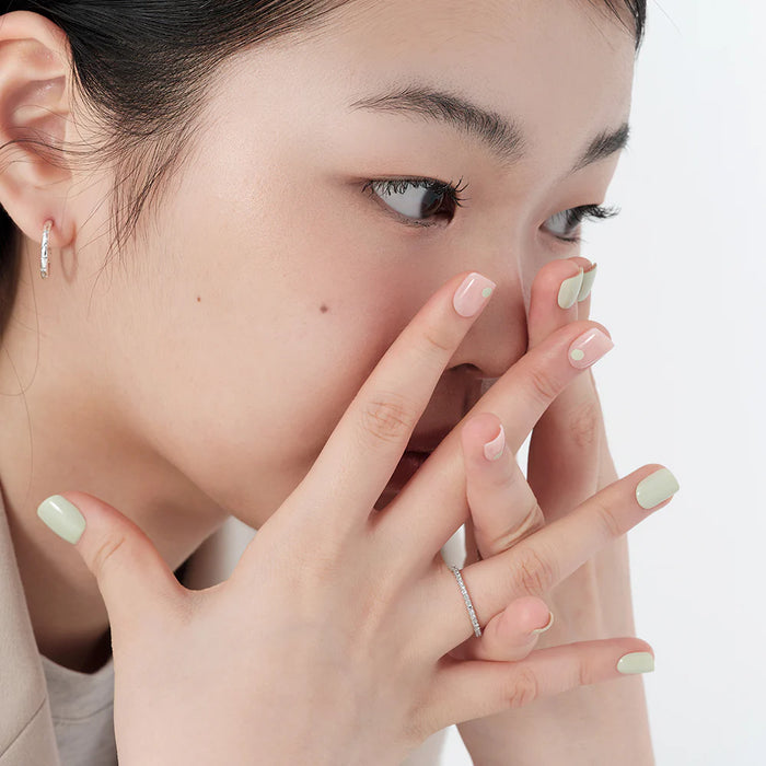 [MUZMAK]Nail Tips in  Leaf (Short Square)