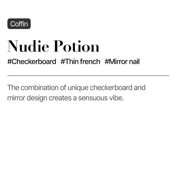 [MUZMAK] Nail Tips in Nudie Potion (Coffin)