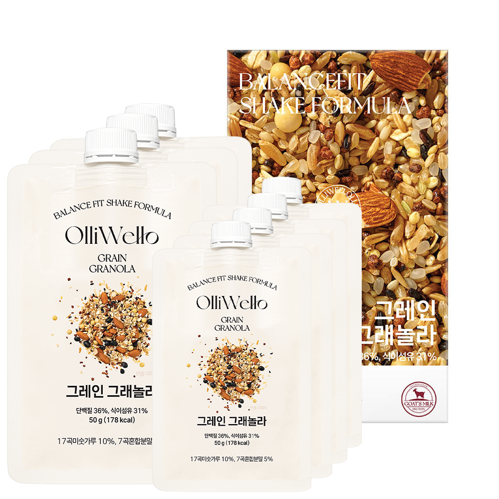 [OLLIWELLO] Balance Fit Shake Formula Grain Granola