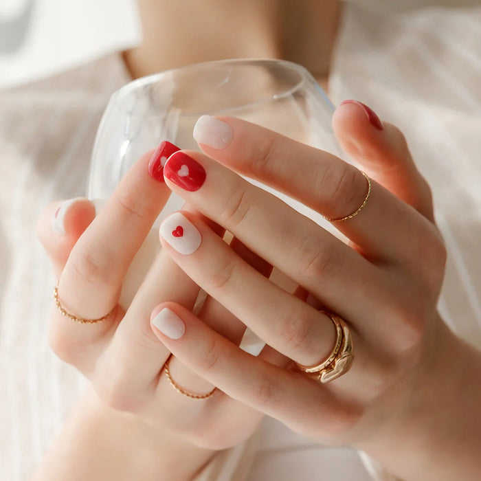 [MUZMAK] Nail Tips in Viva Magenta (Short Square)