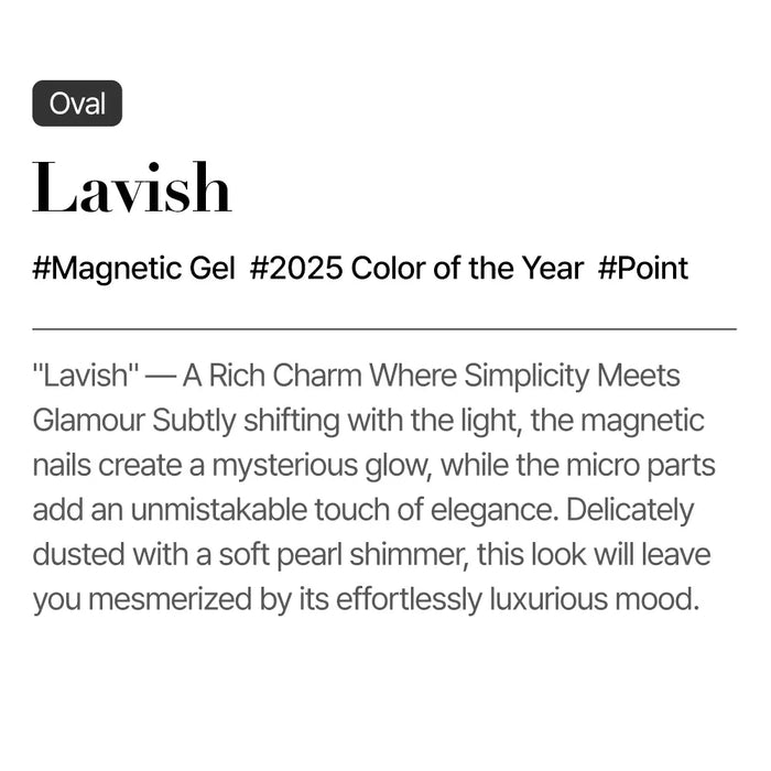 [MUZMAK] Nail Tips in Lavish (Oval)