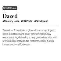[MUZMAK] Nail Tips in Dazed (Short Square)