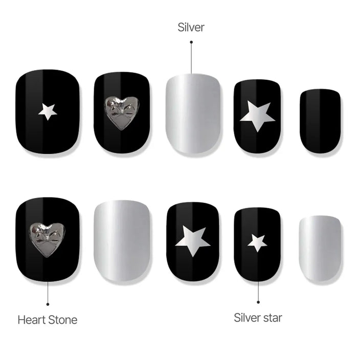 [MUZMAK] Nail Tips in Dazed (Short Square)