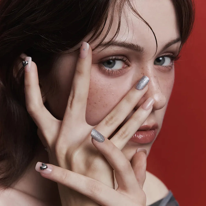 [MUZMAK]Nail Tips in  Pebble (Regular Square)
