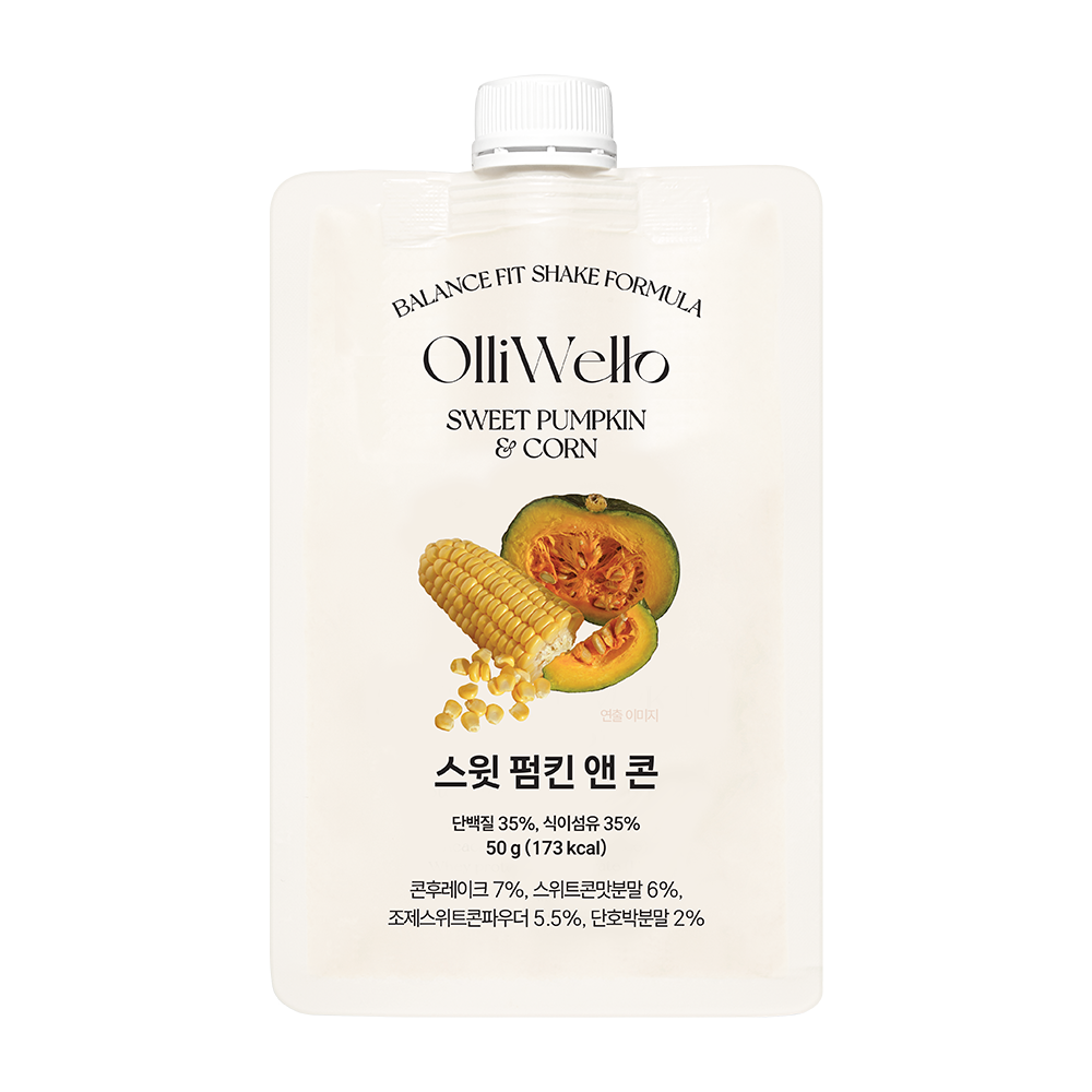 [OLLIWELLO] Balance Fit Shake Formula Sweet Pumkin & Corn