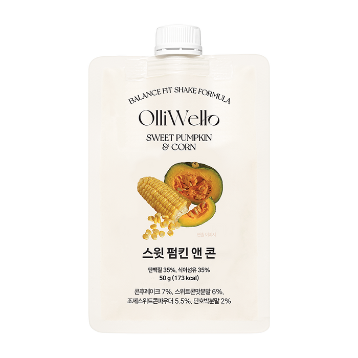 [OLLIWELLO] Balance Fit Shake Formula Sweet Pumkin & Corn