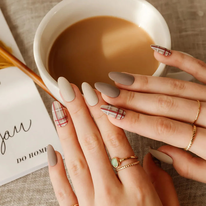[MUZMAK] Nail Tips in Cozy Sand (Almond)