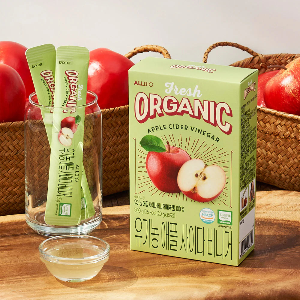 [ALLBIO] Organic Apple Cider Vinegar Sticks 20g x 15ea