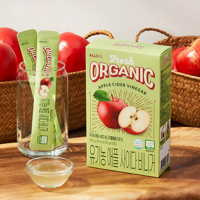 [ALLBIO] Organic Apple Cider Vinegar Sticks 20g x 15ea