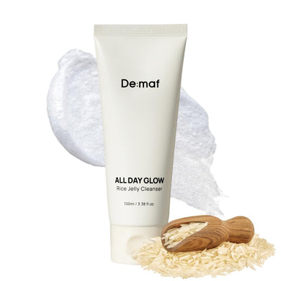 [DE:MAF] Demaf All Day Glow Rice Jelly Cleanser 100ml