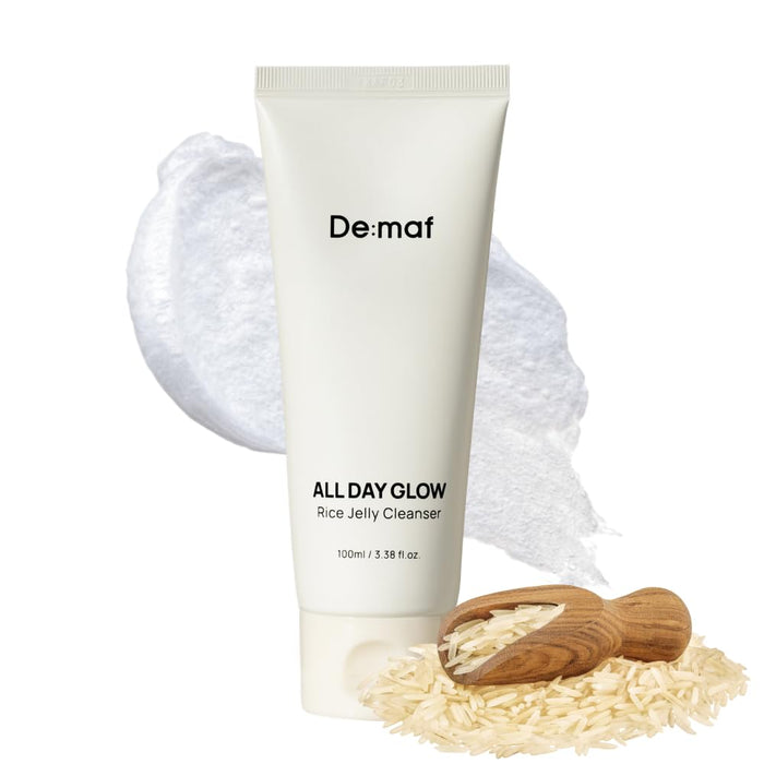 [DE:MAF] Demaf All Day Glow Rice Jelly Cleanser 100ml