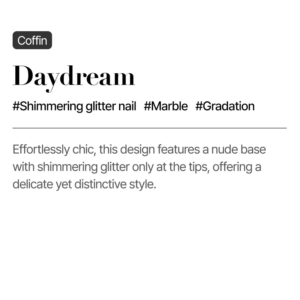 [MUZMAK] Nail Tips in Daydream (Coffin)