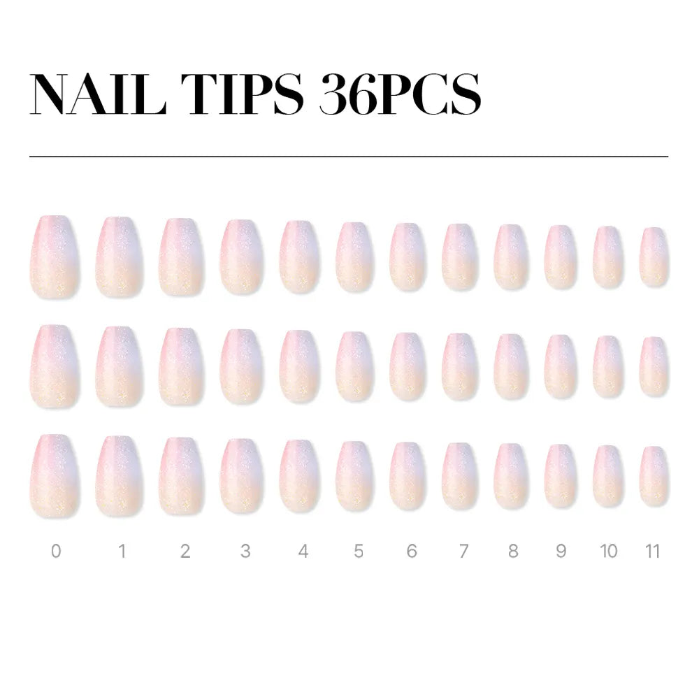 [MUZMAK] Nail Tips in Daydream (Coffin)