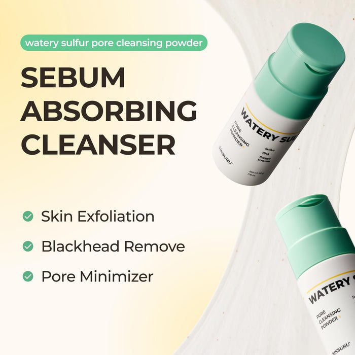 [SINSURU] Watery Sulfur Pore Cleansing Powder 50g