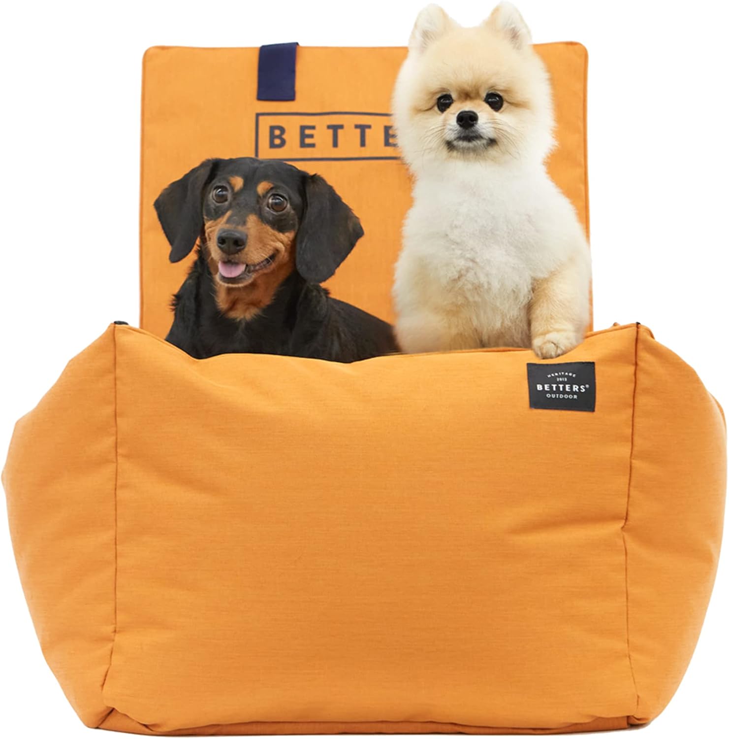 [BETTERS] Dog Car seat bed (Orange)