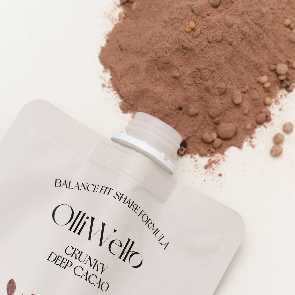 [OLLIWELLO] Balance Fit Shake Formula Crunky Deep Cacao