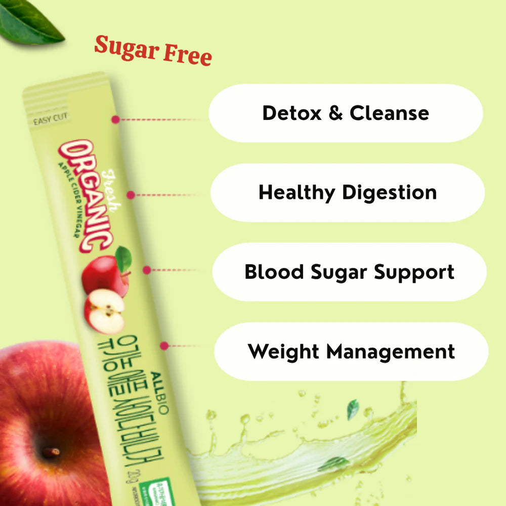 [ALLBIO] Organic Apple Cider Vinegar Sticks 20g x 15ea