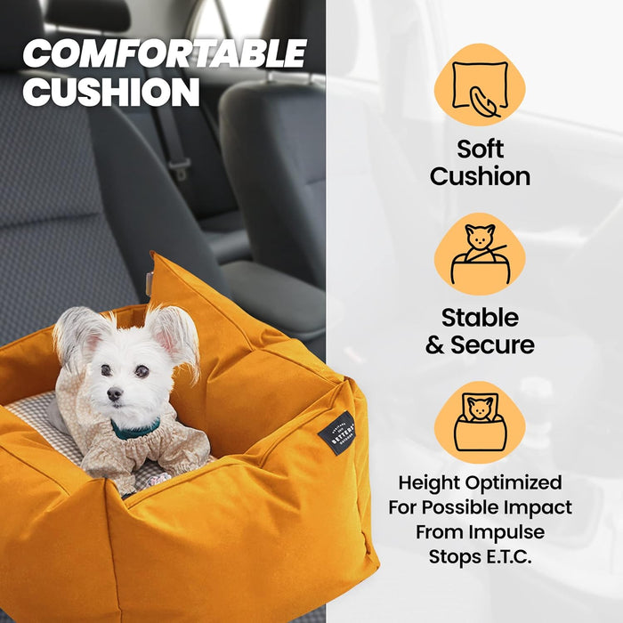 [BETTERS] Dog Car seat bed (Orange)