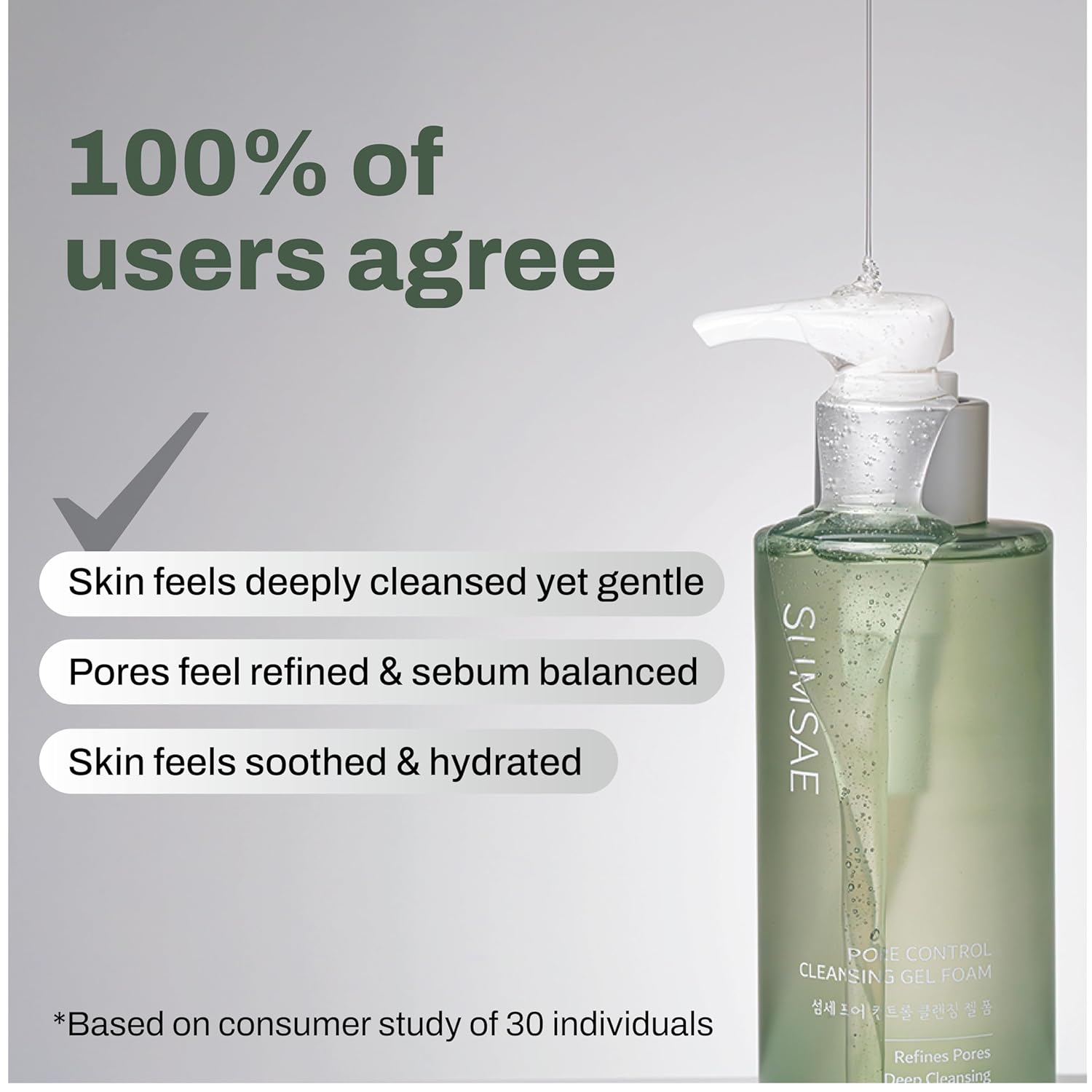 [SUMSAE] Pore Control Cleansing Gel Foam 155ml