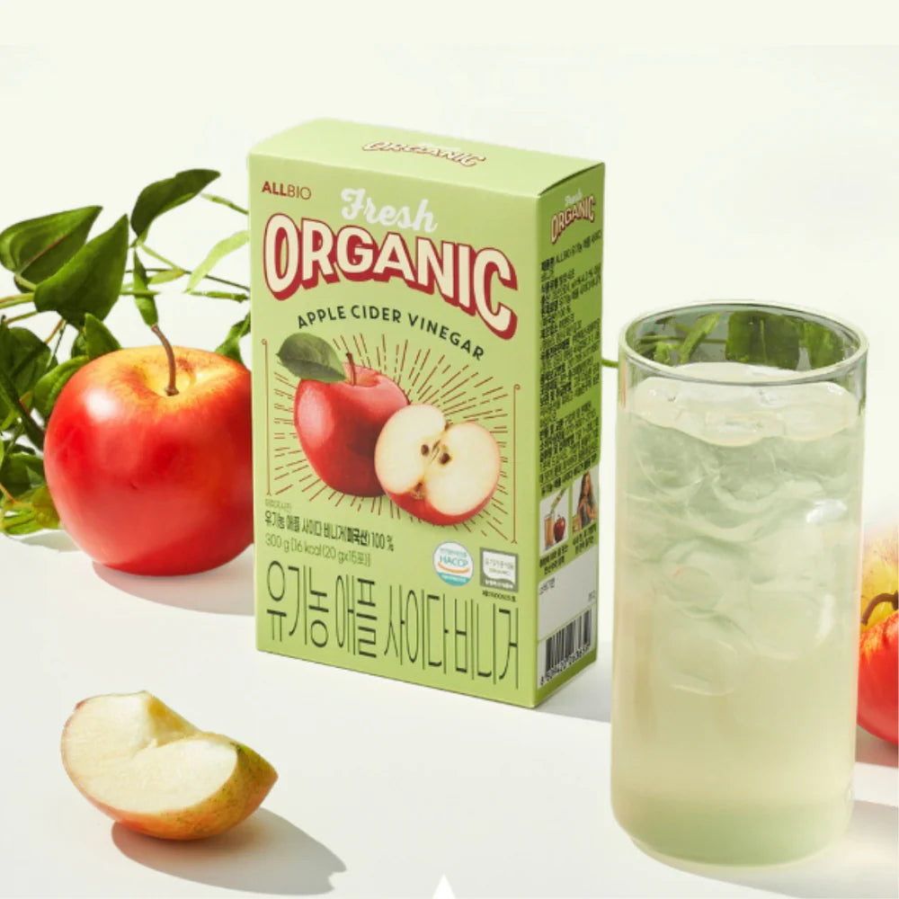 [ALLBIO] Organic Apple Cider Vinegar Sticks 20g x 15ea
