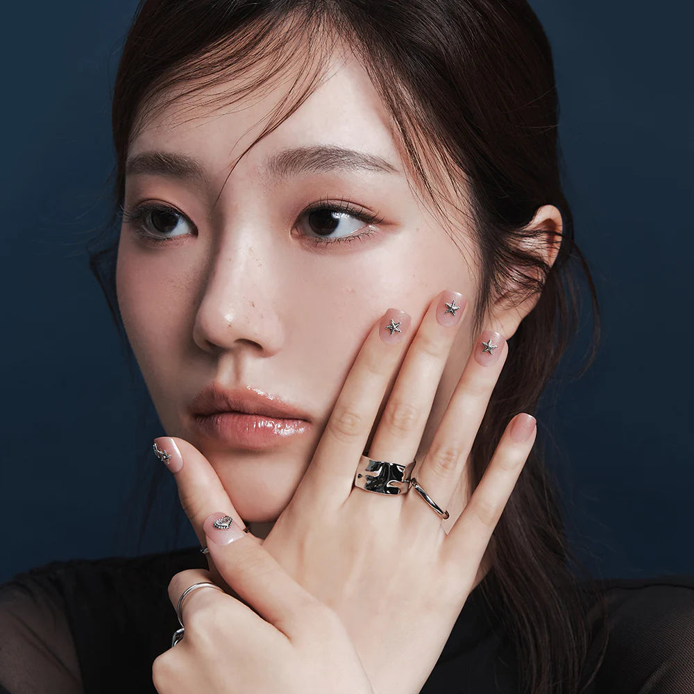 [MUZMAK]Nail Tips in  Angel Punk (Short Square)