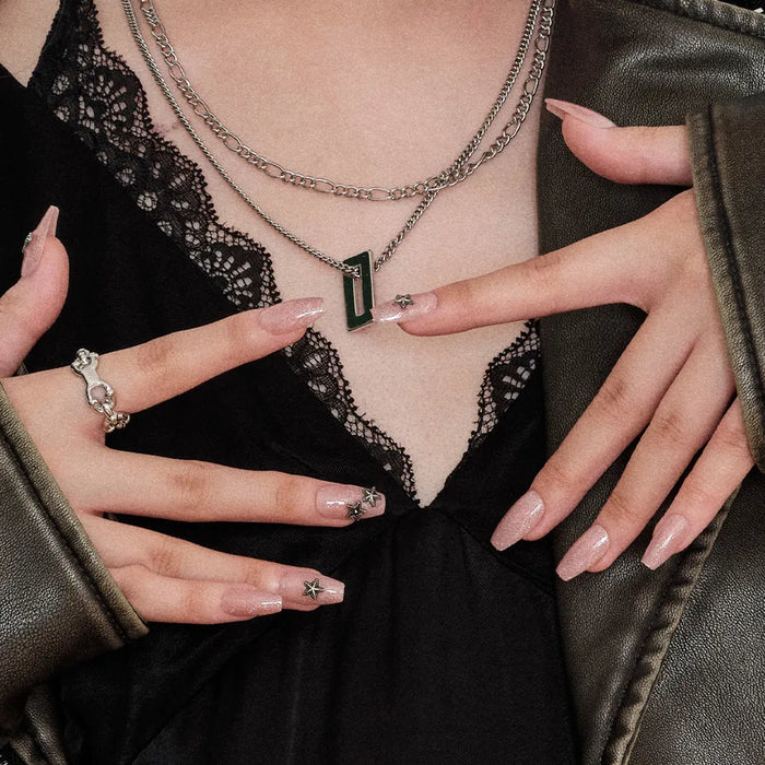 [MUZMAK] Nail Tips in Angel Punk (Coffin)