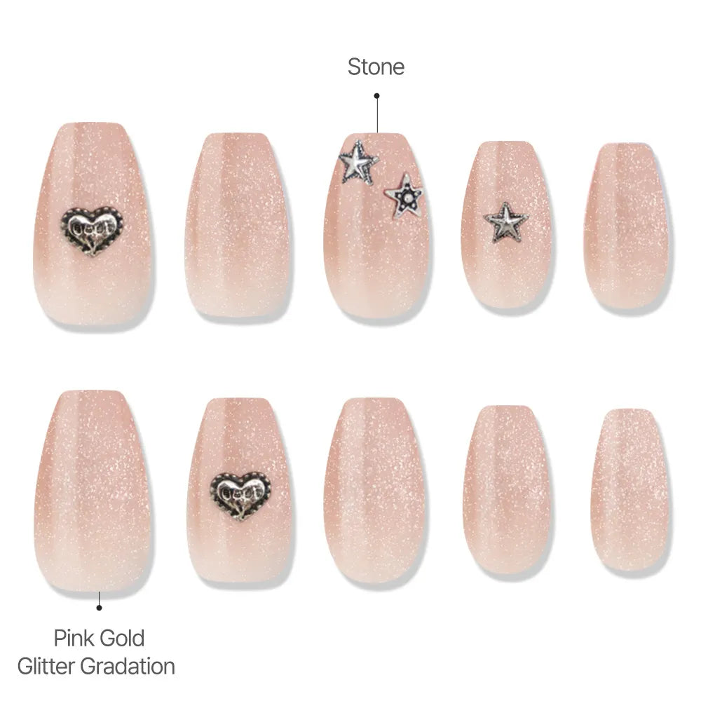 [MUZMAK] Nail Tips in Angel Punk (Coffin)