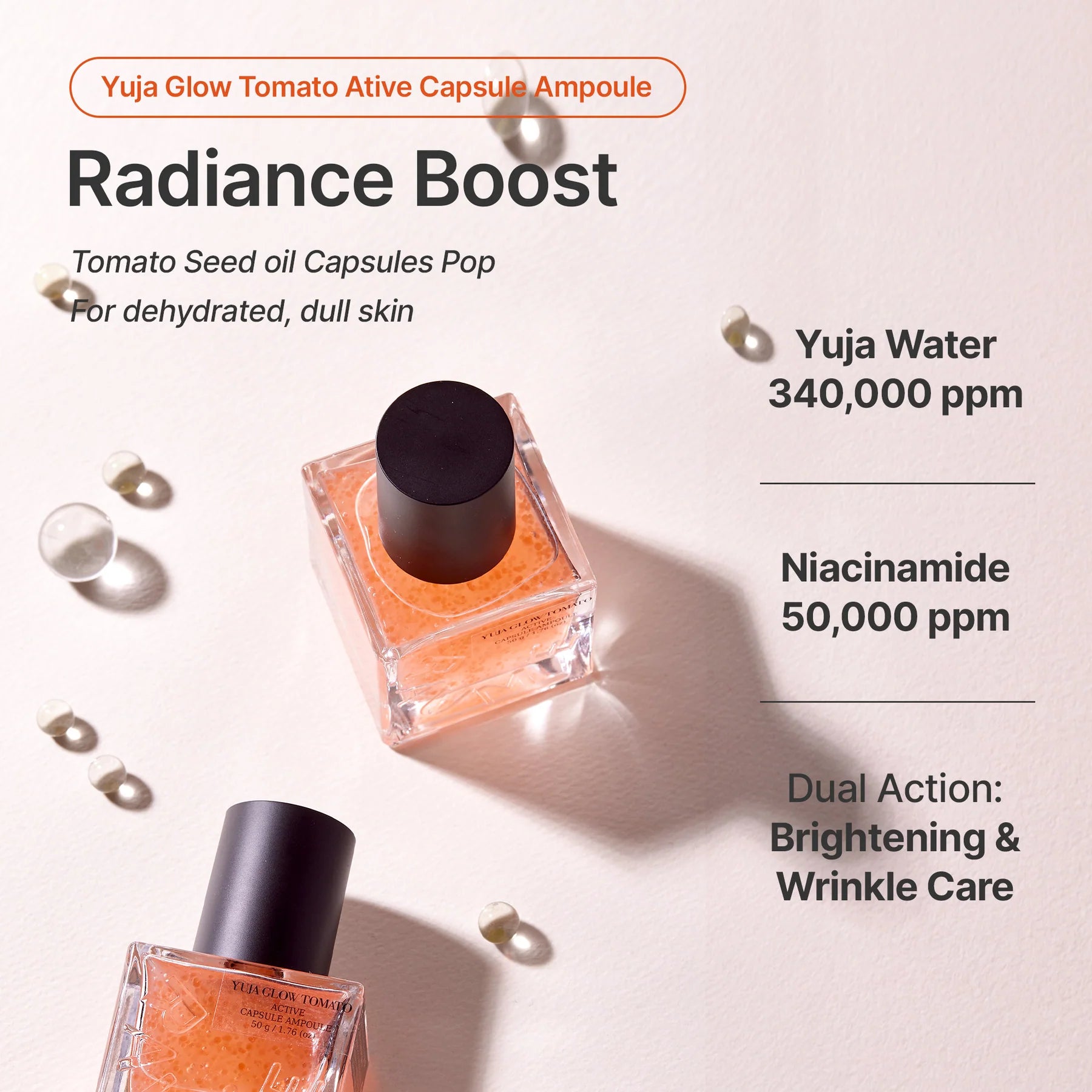 [RAUME] Yuja Glow Tomato Active Capsule Ampoule 50ml