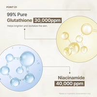 [RAUME] Glutathione 30,000 PPM Niaciamide 40,000 PPM Bright Toning Ampoule 50ml