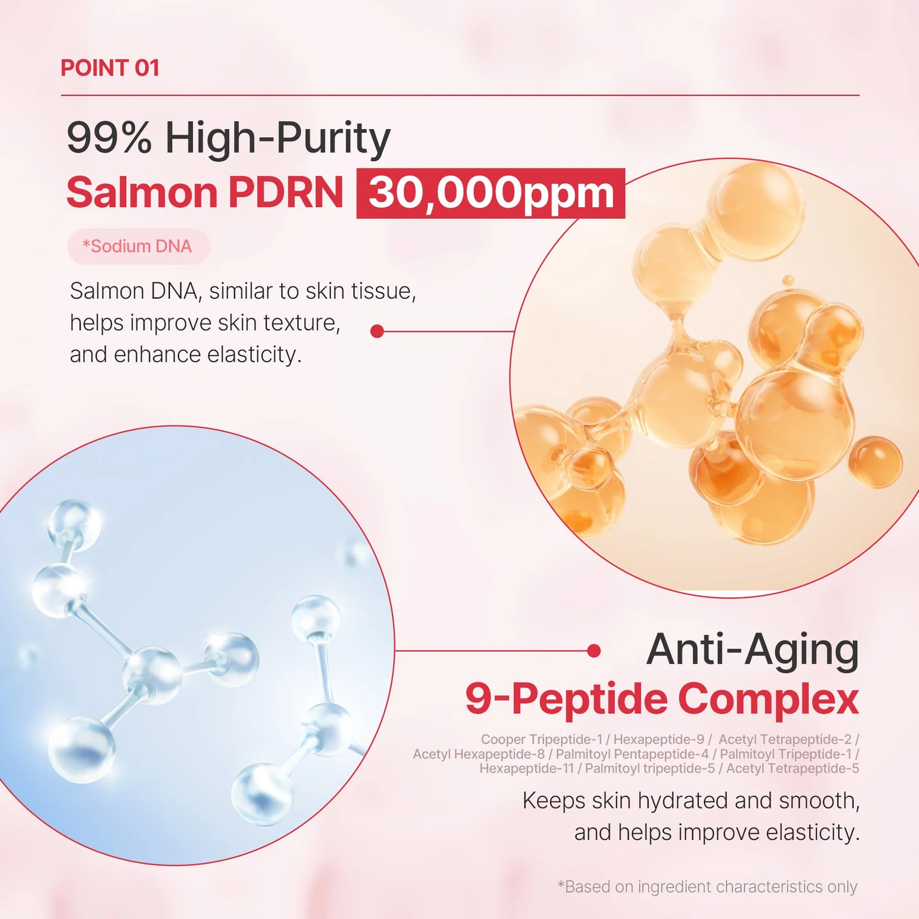[RAUME] PDRN 30,000 PPM 9-Peptide Lifting Radiance Booster Ampoule 50ml