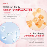 [RAUME] PDRN 30,000 PPM 9-Peptide Lifting Radiance Booster Ampoule 50ml