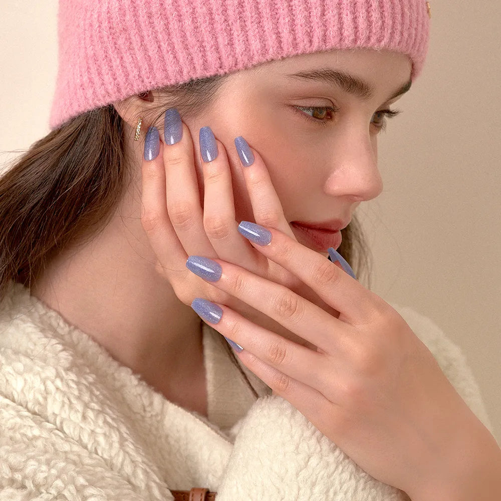 [MUZMAK] Nail Tips in Blue Lemonade (Coffin)