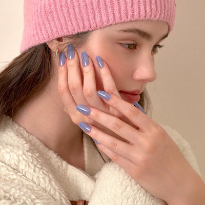 [MUZMAK] Nail Tips in Blue Lemonade (Coffin)