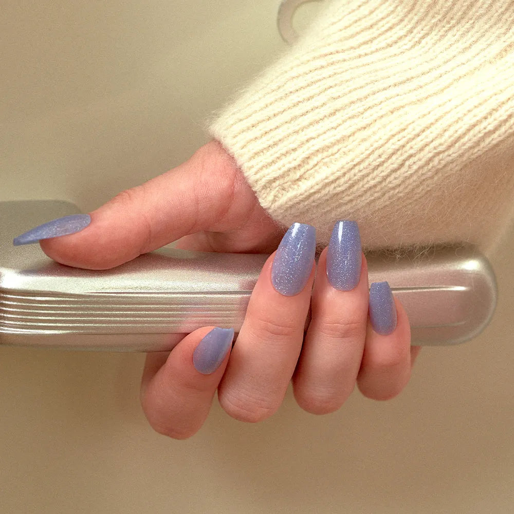 [MUZMAK] Nail Tips in Blue Lemonade (Coffin)