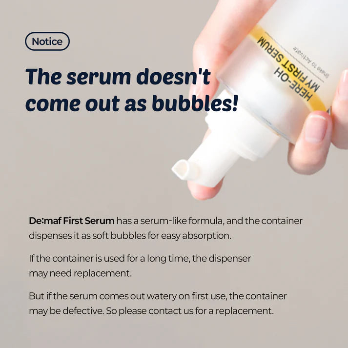 [DE:MAF] Here-Oh My First Serum