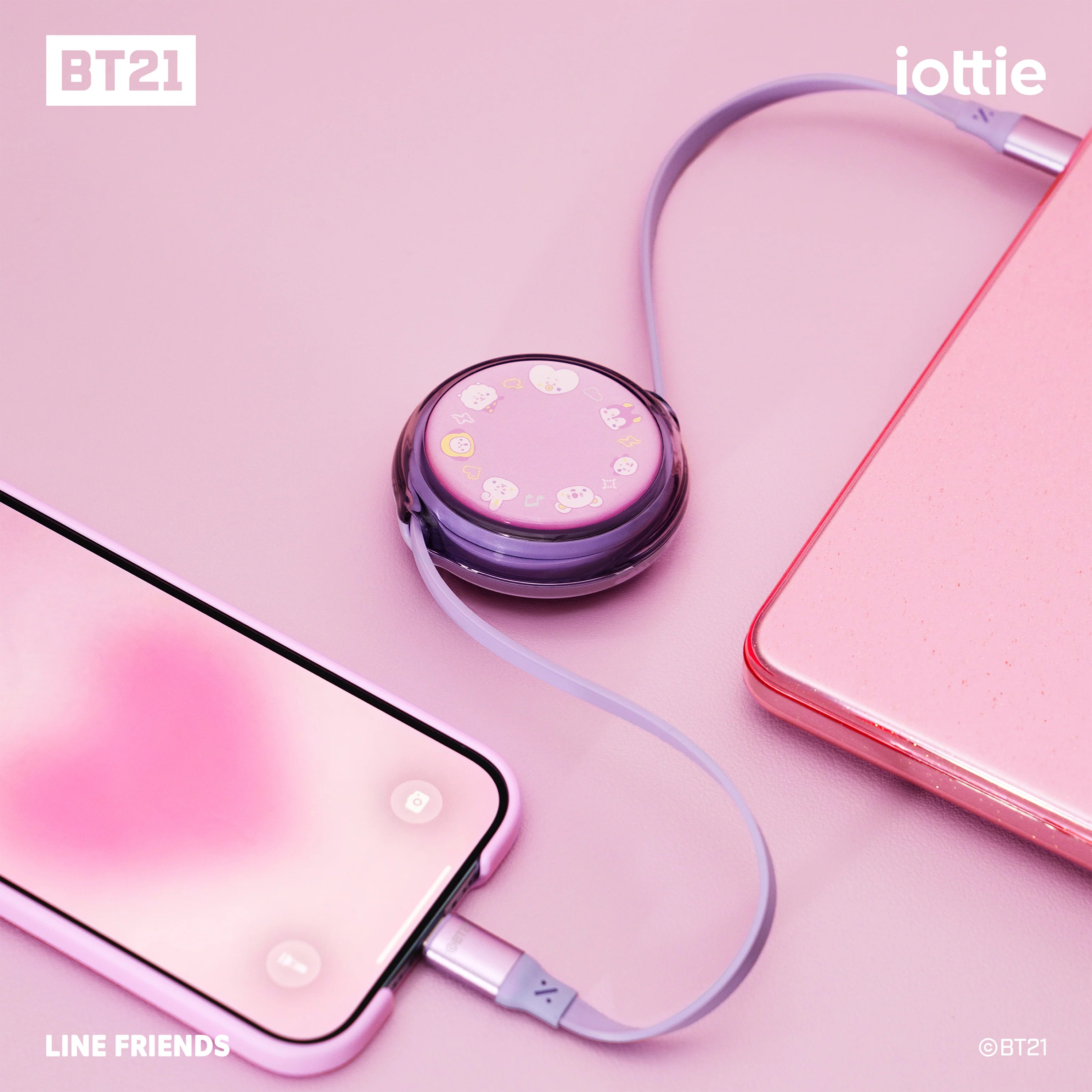 [BT21] 100W Retractable USB-C Cable