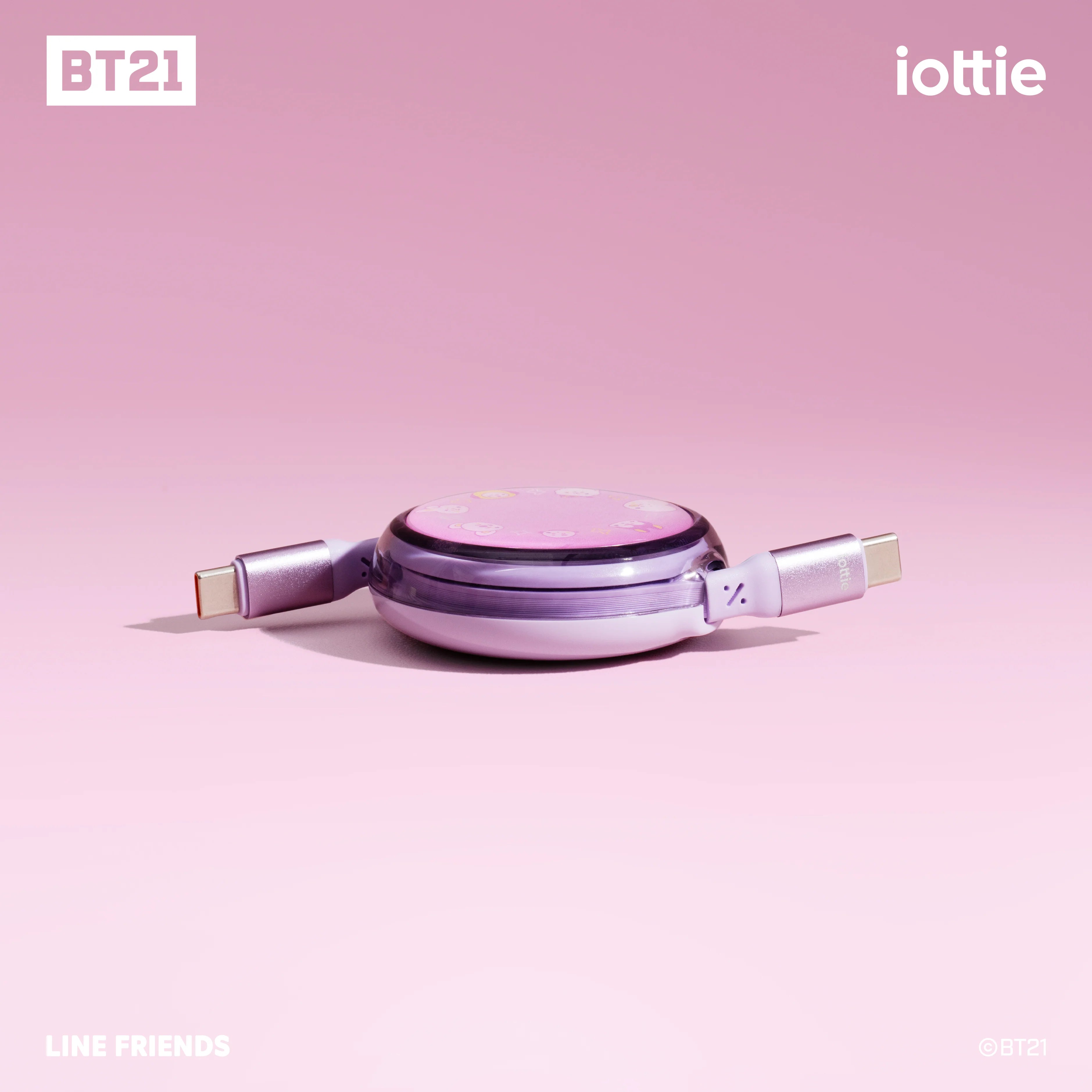 [BT21] 100W Retractable USB-C Cable