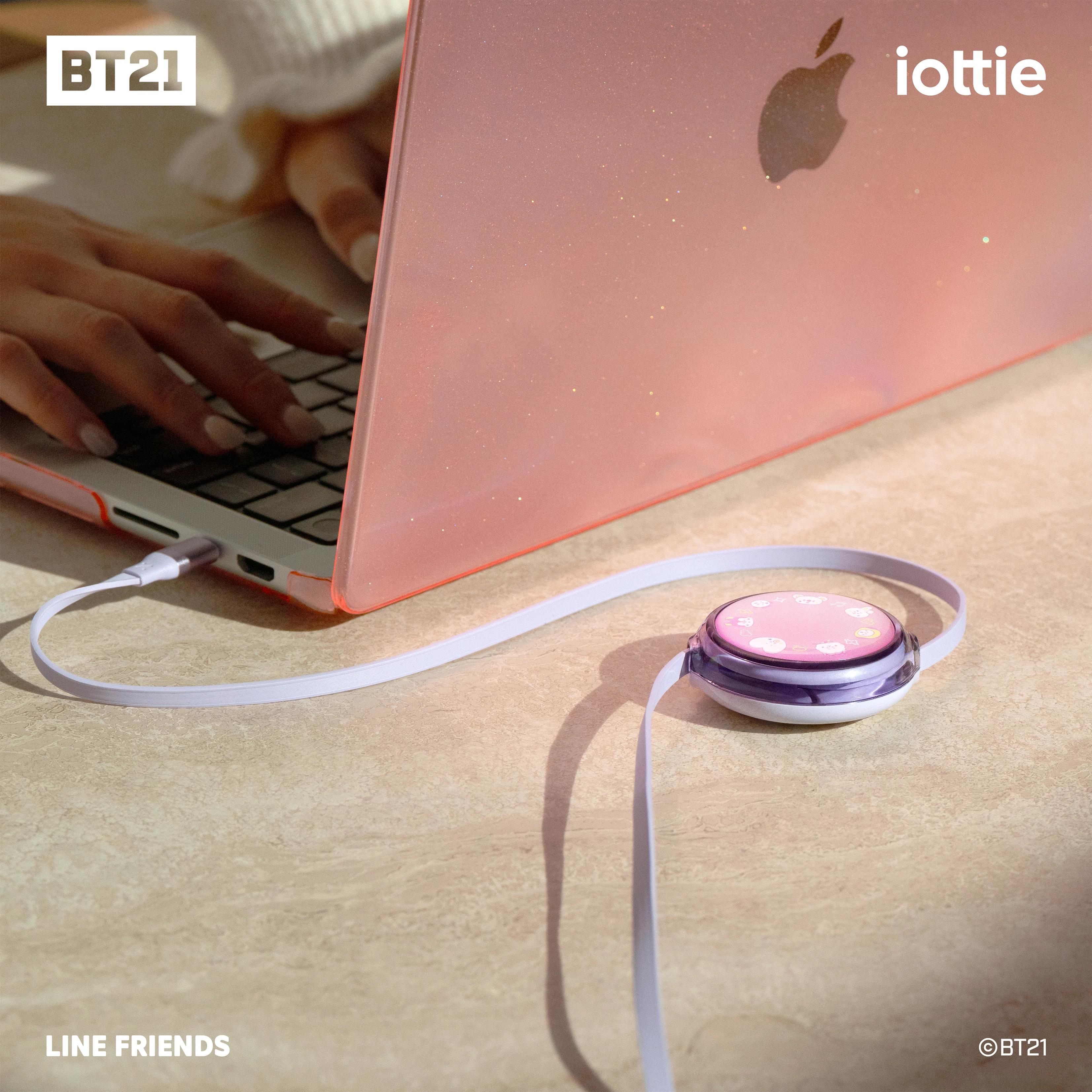 [BT21] 100W Retractable USB-C Cable