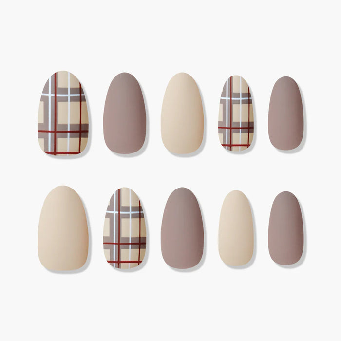 [MUZMAK] Nail Tips in Cozy Sand (Almond)