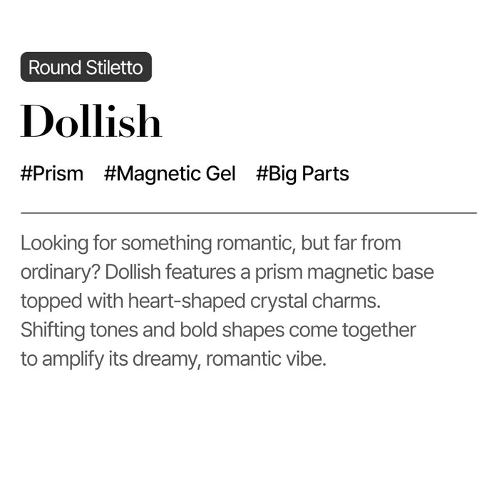 [MUZMAK] Nail Tips in Dollish (Round Stiletto)