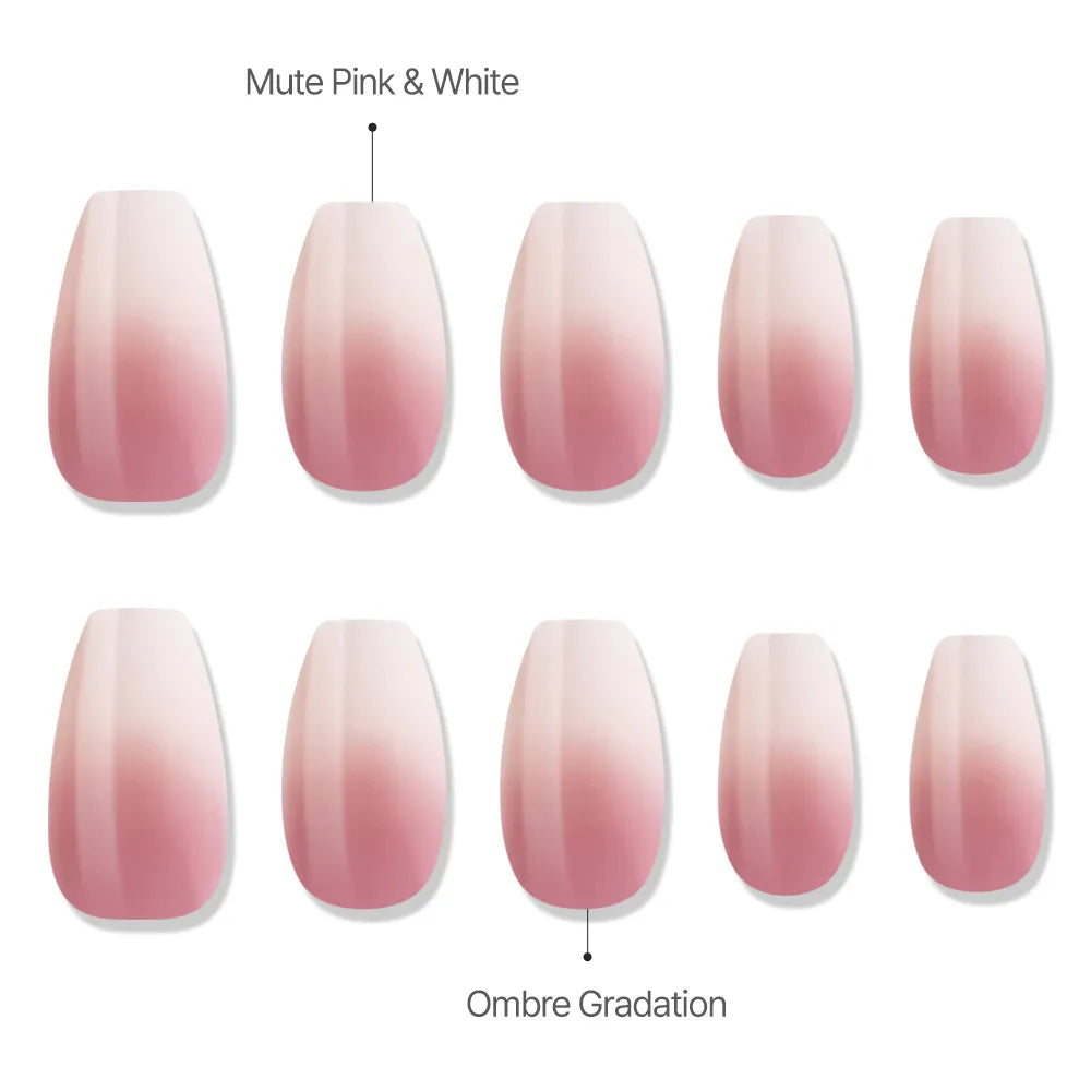 [MUZMAK] Nail Tips in Dove (Coffin)