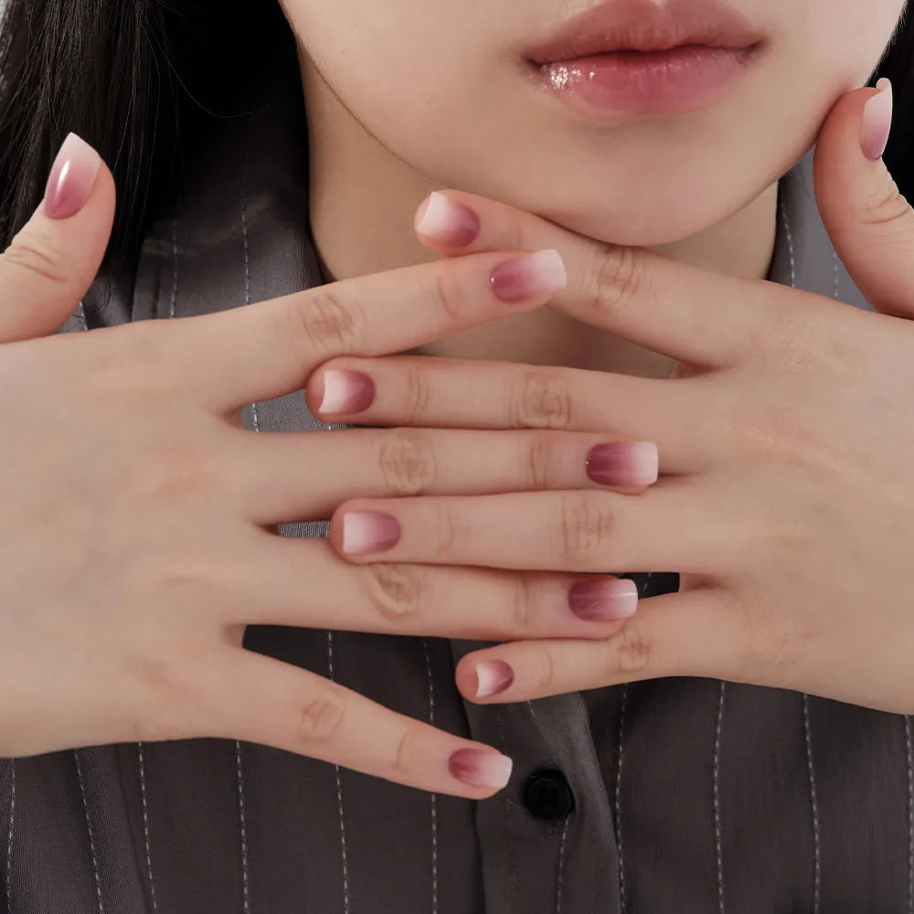 [MUZMAK] Nail Tips in Dove (Regular Square)